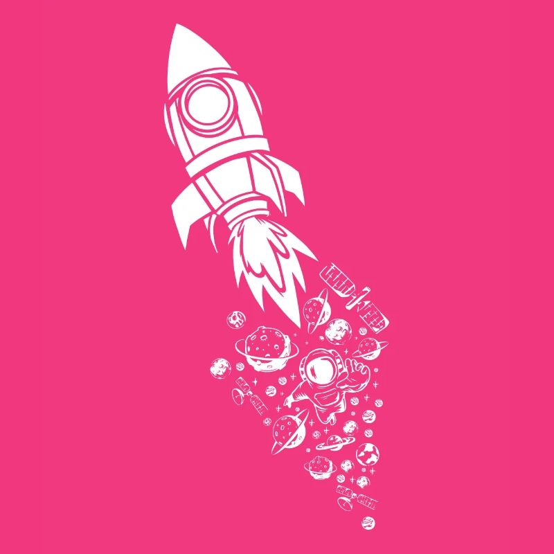 Vol spatial aérospatial Voyage dans l’espace - Fusée spatiale