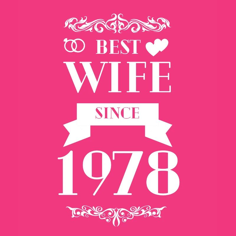 Beste Ehefrau seit 1978 Hochzeitstag