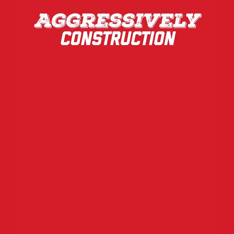 aggressiver Bauarbeiter