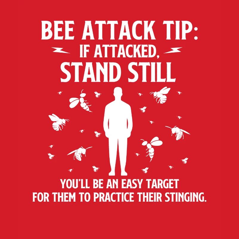 Bee Attack Tip Sarcastic Humor Sarcasm