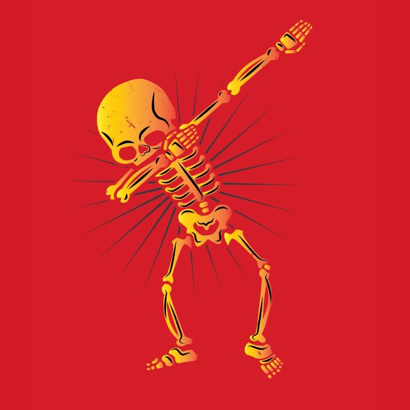 Dabbing Skeleton Skeleton