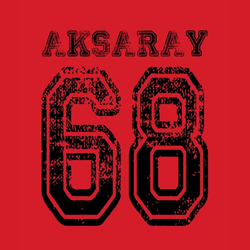 68 plaque d'immatriculation Aksaray turque comme un cadeau
