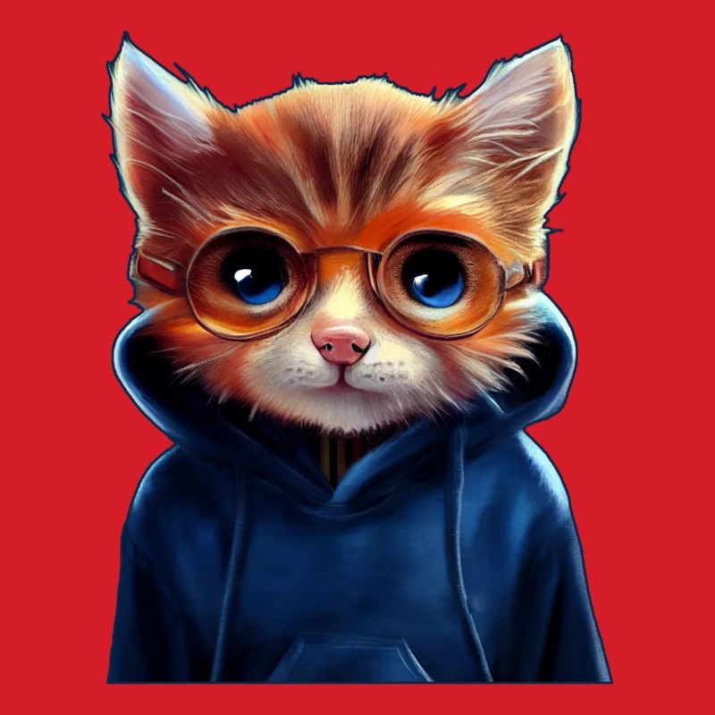 Katze mit Pullover