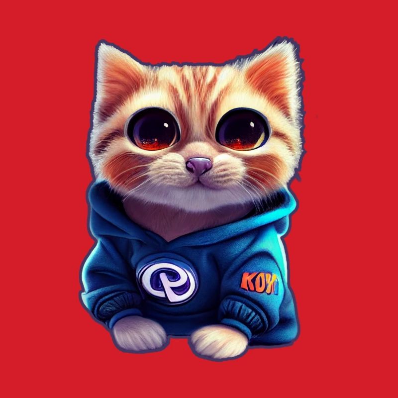 Baby Katze mit Pullover