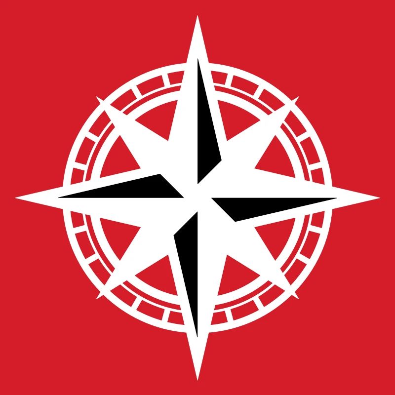 Nordic Star: Styled Compass Design