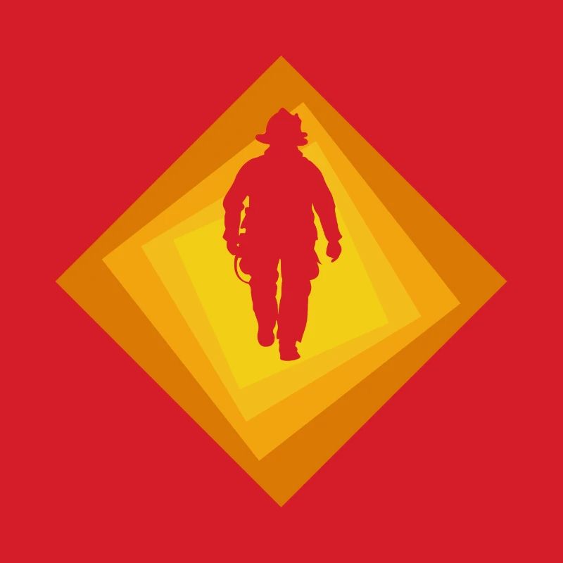 Firefighter Firefighter Blue Light