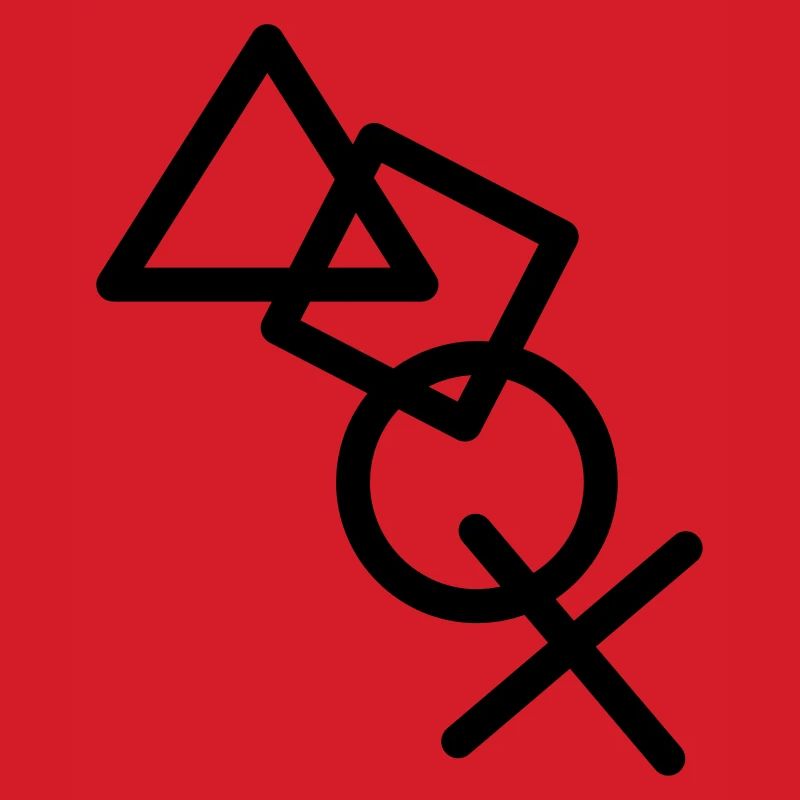 Cool X square triangle icons controller game kre