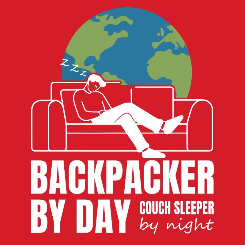 Backpacker le jour Couch Sleeper la nuit