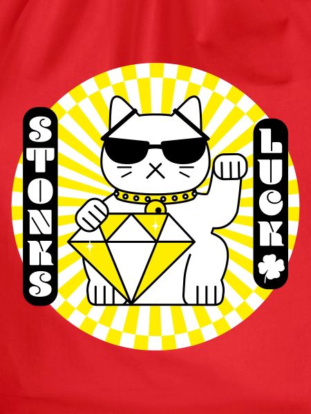 Stonk's lucky cat