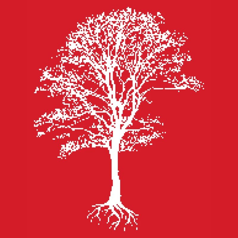 pixel tree - gaming and nature