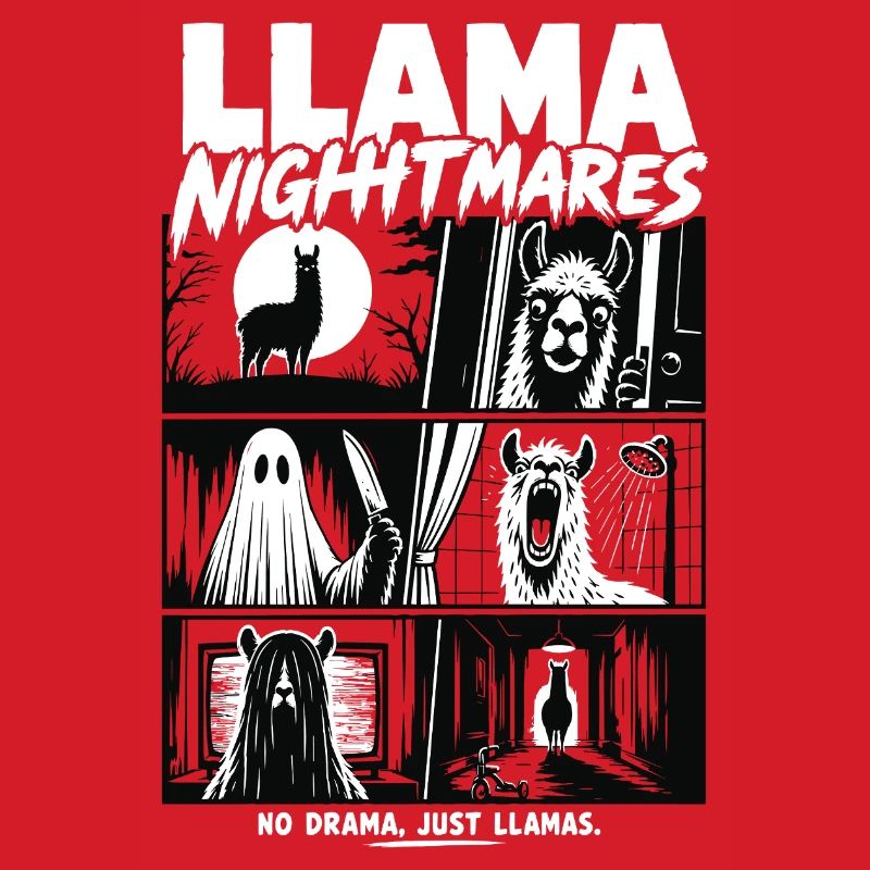 Llama Nightmares Horror Comic