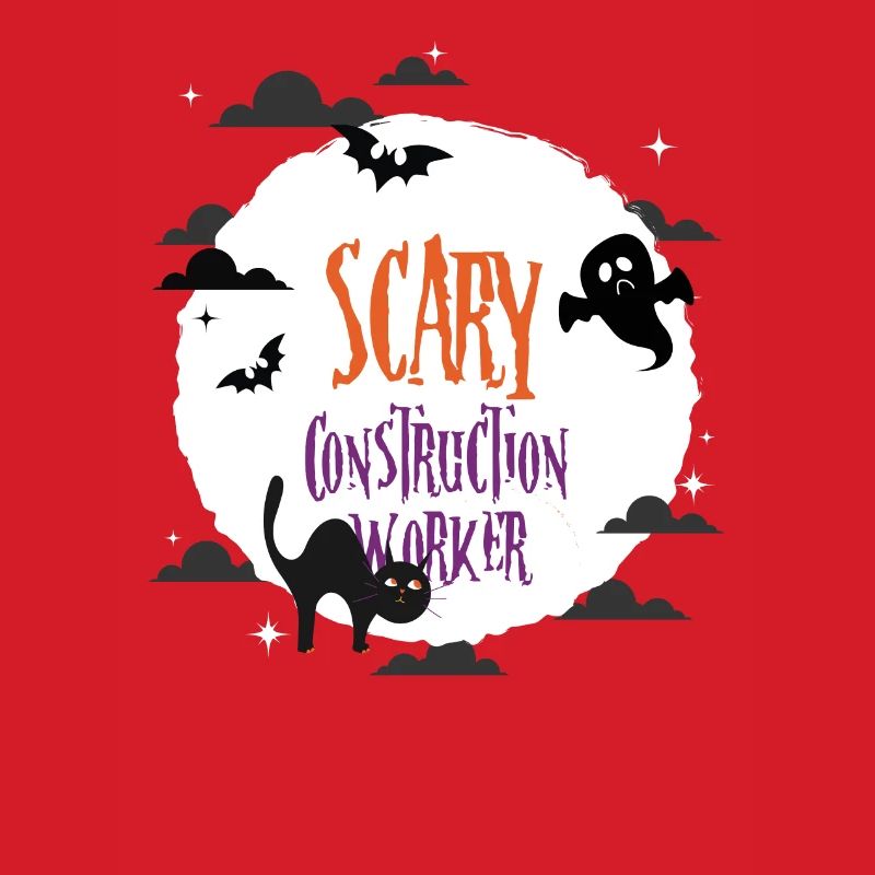 Scary Construction worker