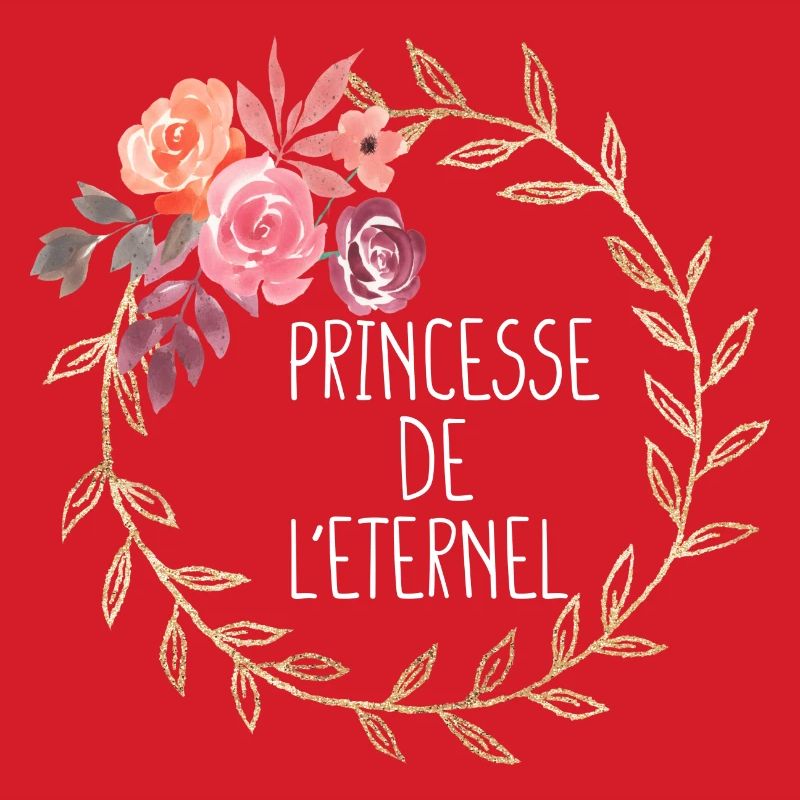Princesse de l éternel, couronne de fleur