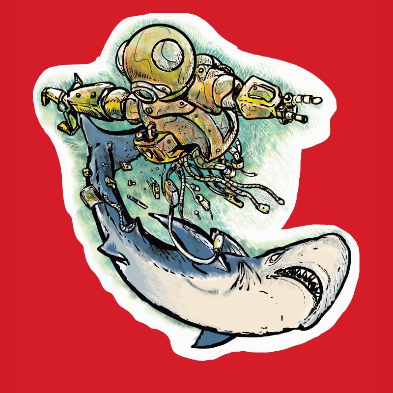 Shark vs. Robot