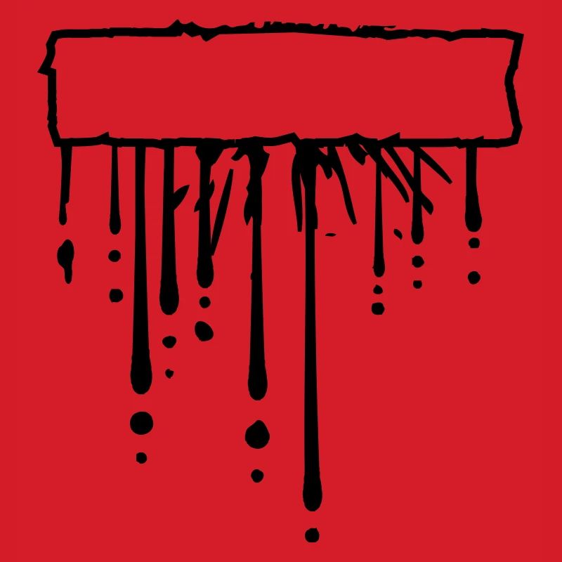 Text field sign frame drop graffiti splashes