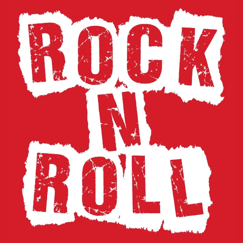 Rock'n'Roll-Logo mit auffälligem Logo