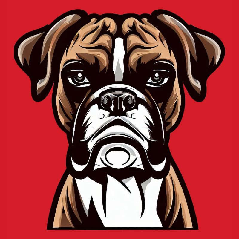 BOXER DOG DRAWING