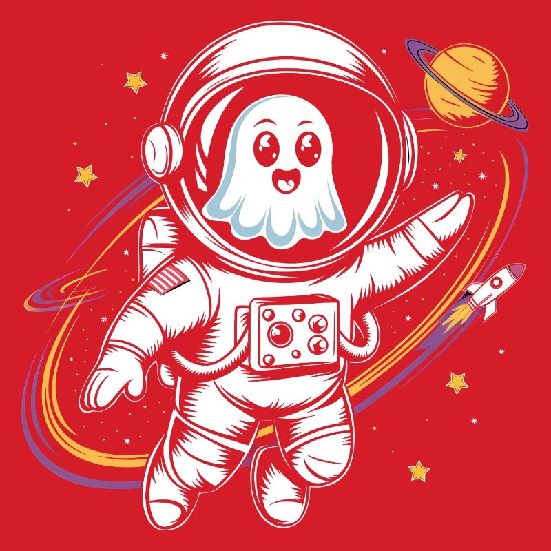 Cute Ghost In Space