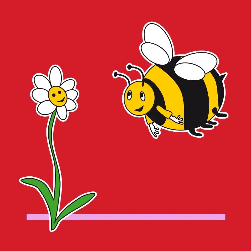 Bourdon et fleur