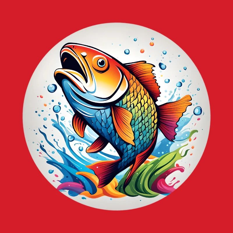 Fisch runder Batch