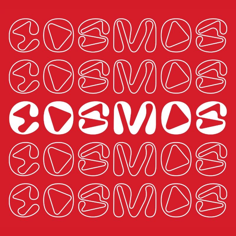 Conception de logo typographique cosmos