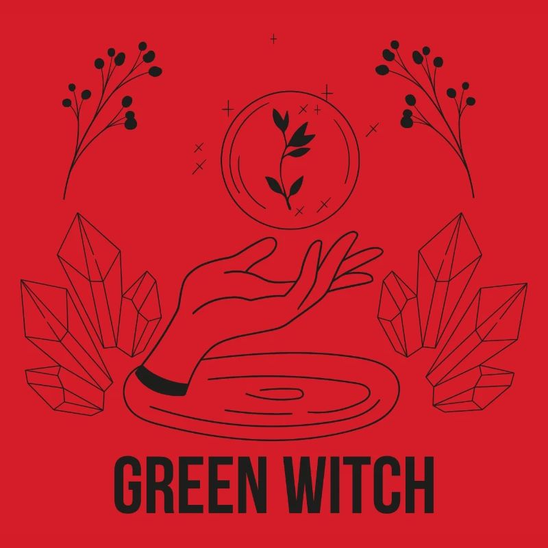 Green witch Garten Gärtner Gartenarbeit Geschenk