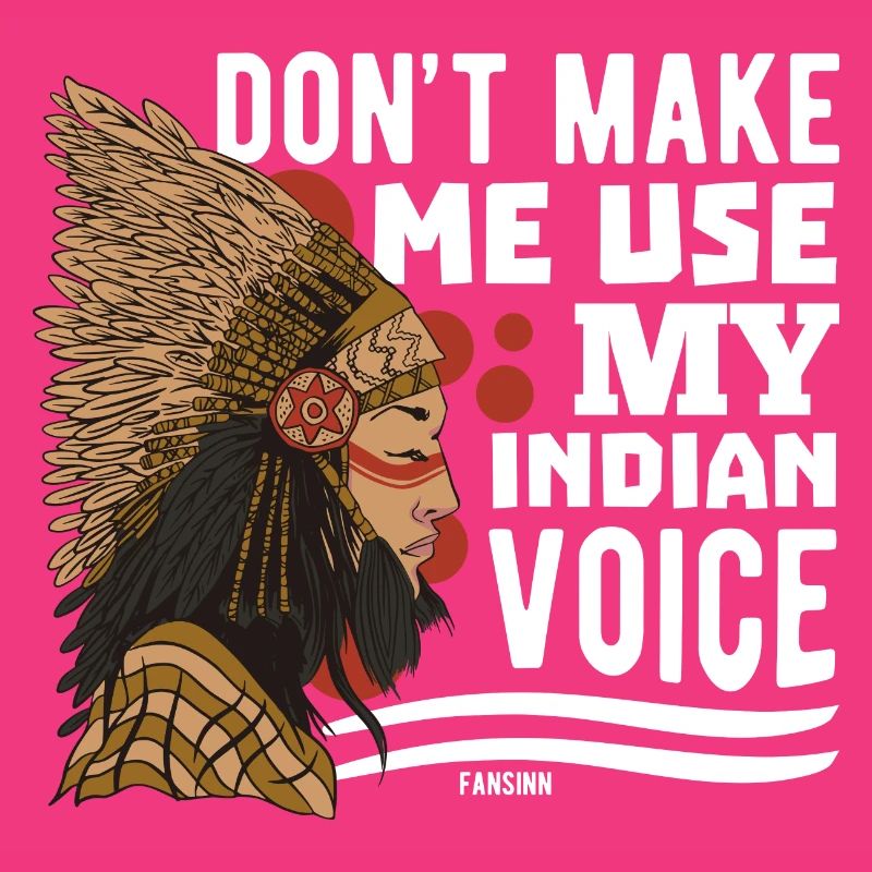 Ne me faites pas utiliser ma voix indienne