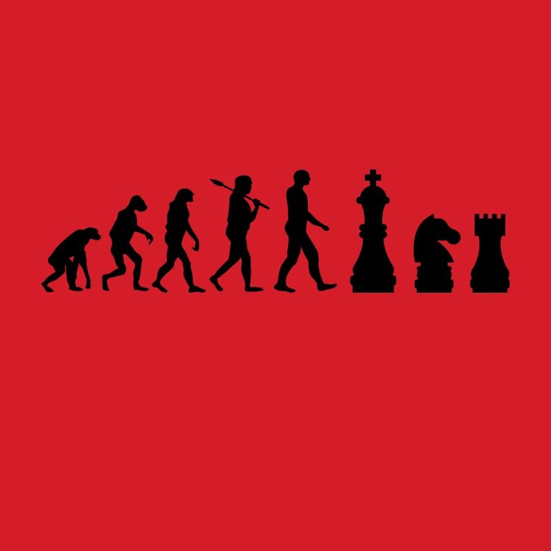 pièces d'échecs d'échecs Evolution cadeau