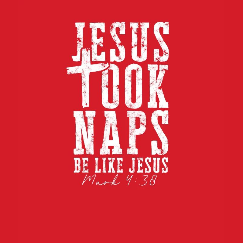Jesus machte ein Nickerchen Markus 4:38 Sei wie Jesus -