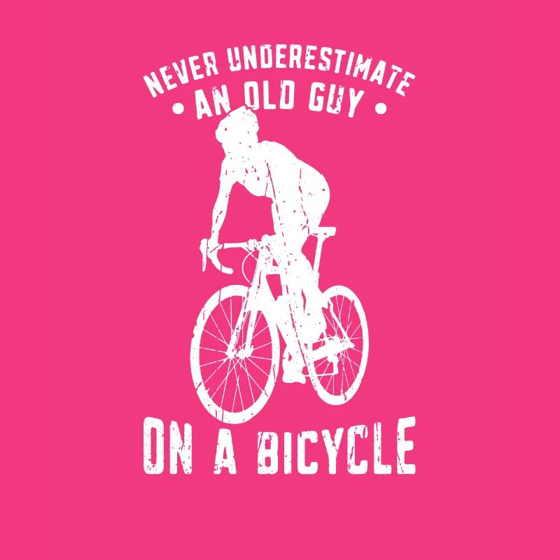 Never underestimate an old guy on a bicycle -