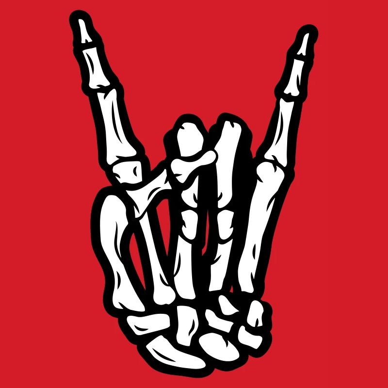 Devils Horn Rock Hand