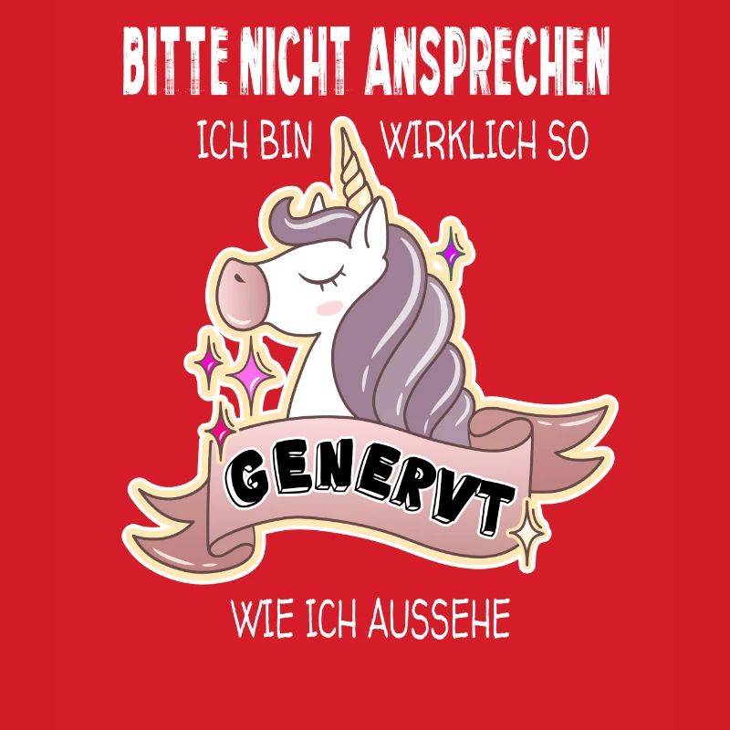 Bitte nicht ansprechen! Ich bin genervt!