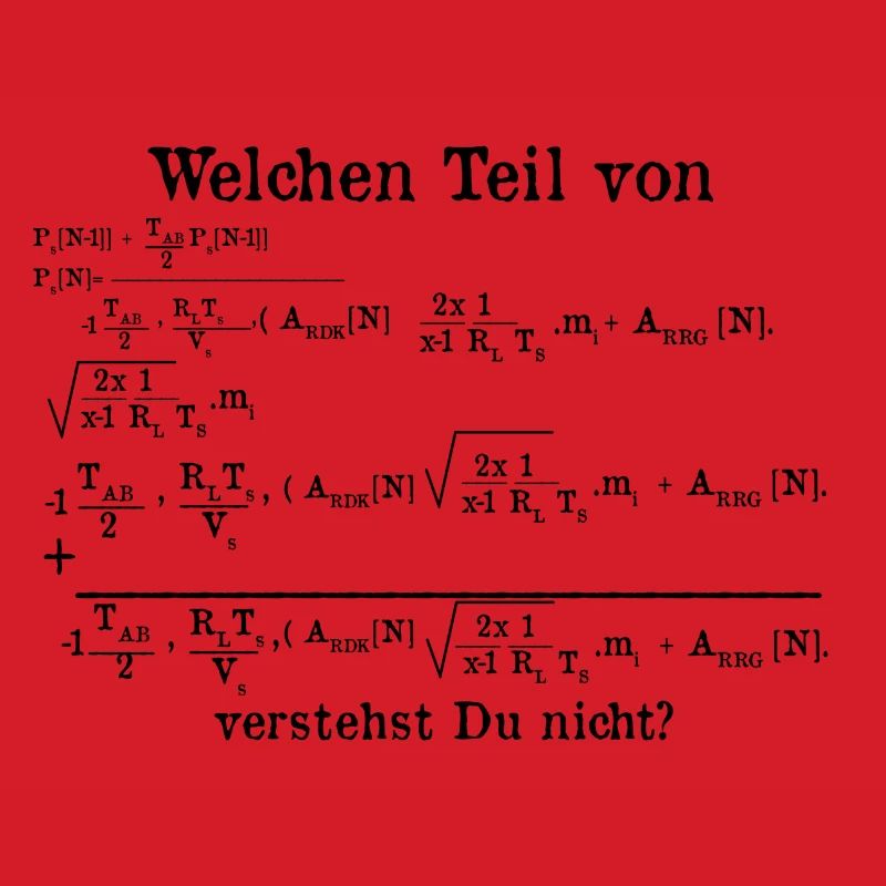 Mathematik / Physik / Nerd: Welchen Teil von ...