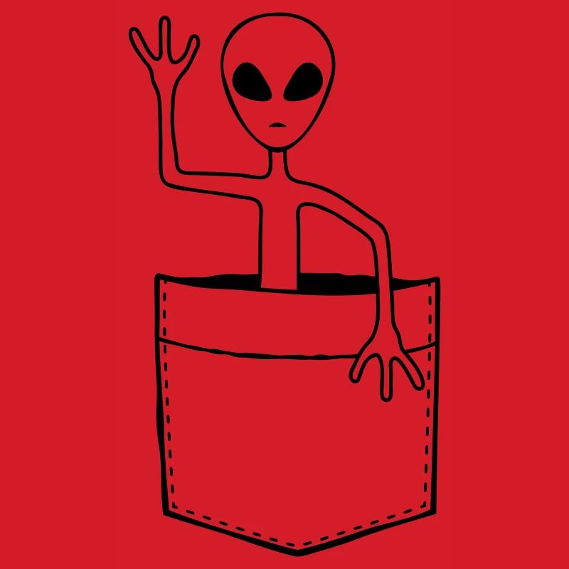 Bag Alien waves friendly