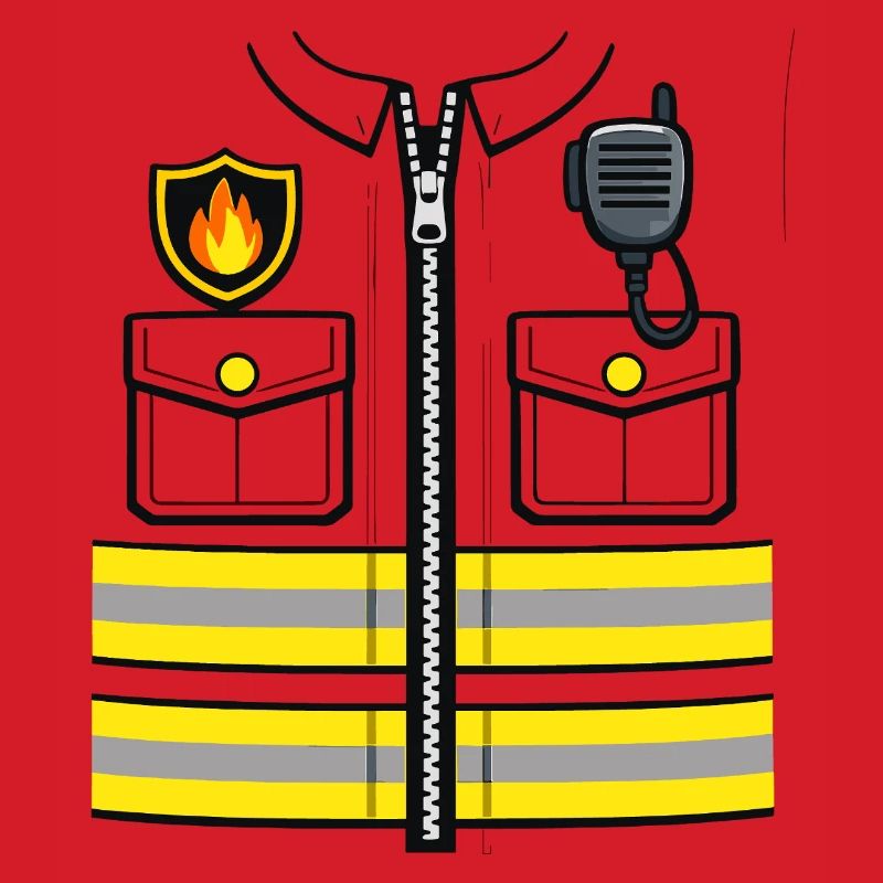 Firefighter Costume Replacement Funny Gift