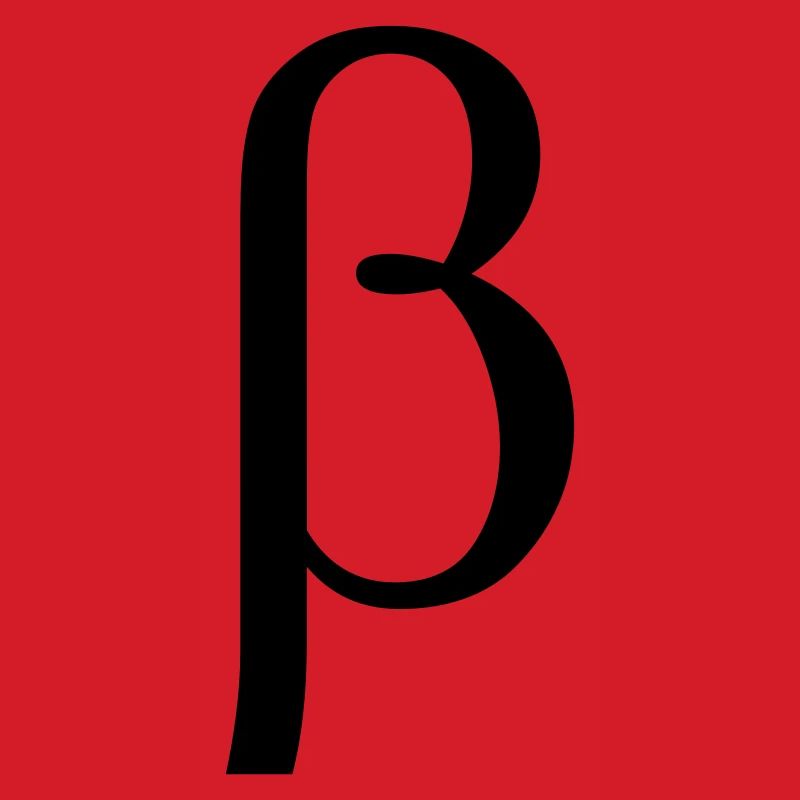 Beta griechischen Buchstaben