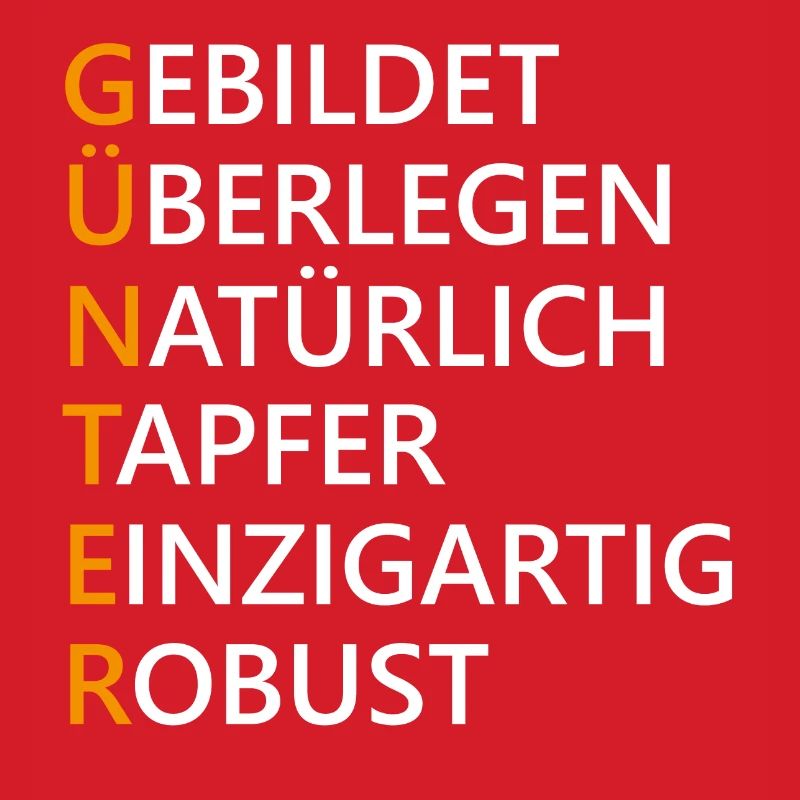 Günter Name Geschenk