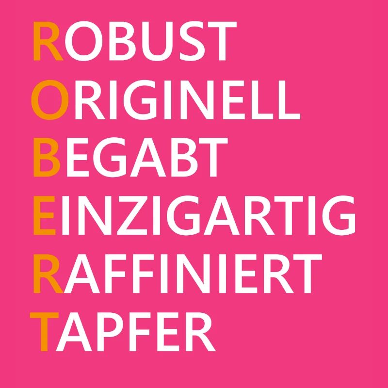 Robert Name Geschenk