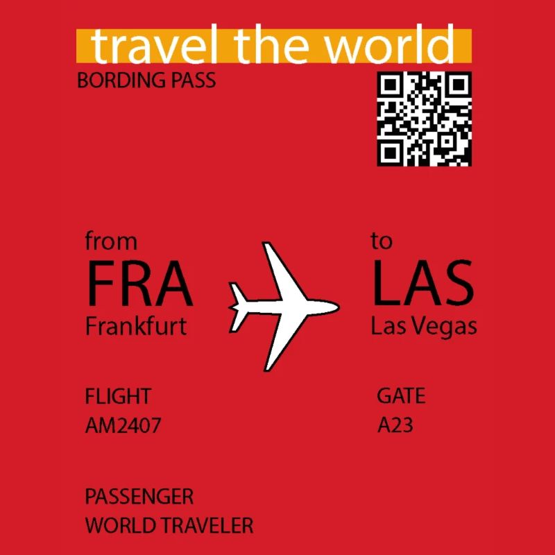 Boading Pass - FFM - Las Vegas