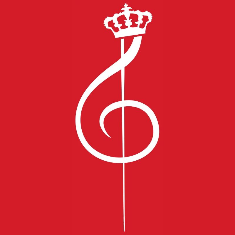Music clef note melody musical note crown
