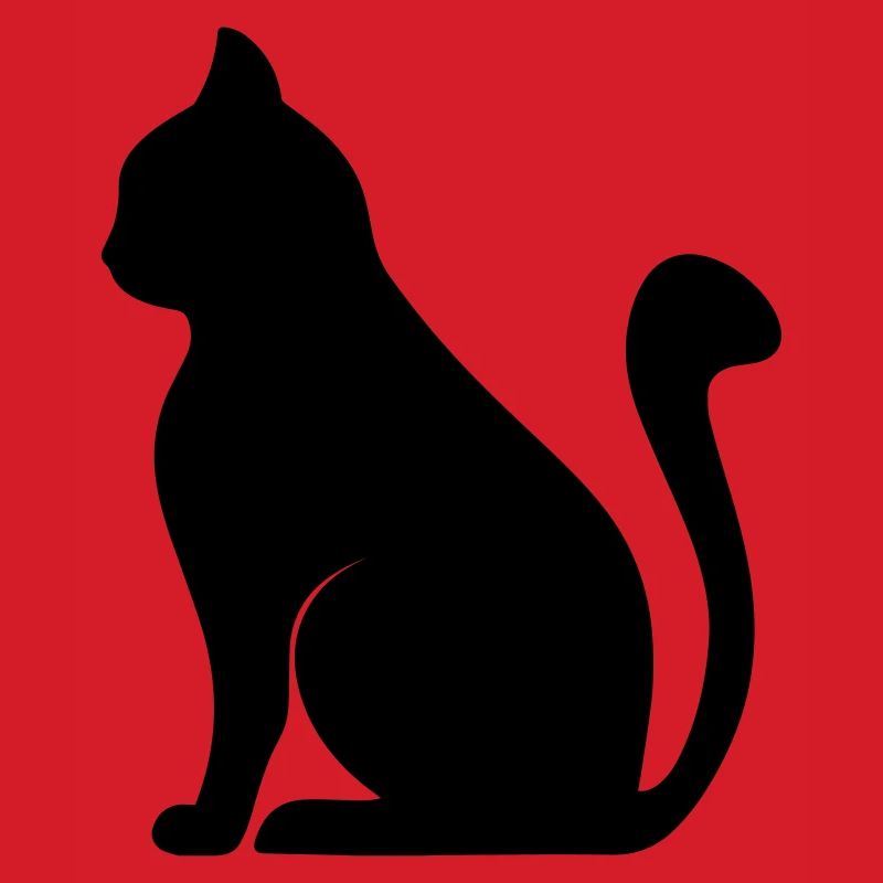 silhouette de chat