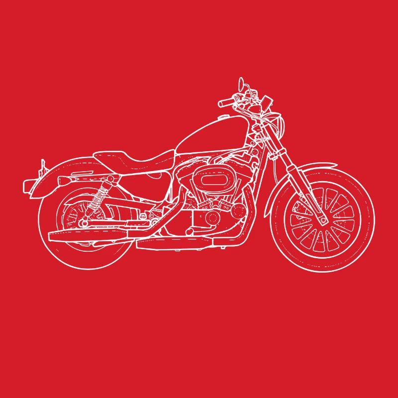 Motorrad Chopper