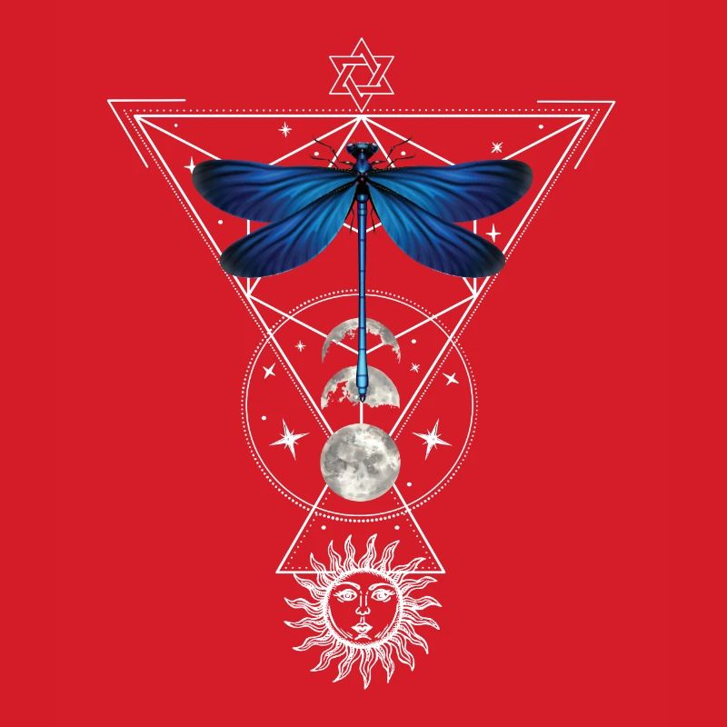 Occlusism Moon Phase Witchcraft Dragonfly Tarot