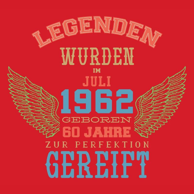 Juli 1962 - 60. Geburtstag Geschenk. Awesome.