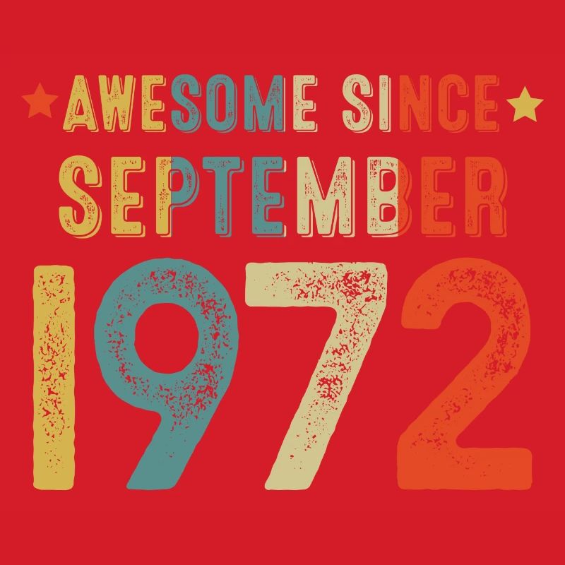 September 1972 - 50. Geburtstag Geschenk. Awesome.