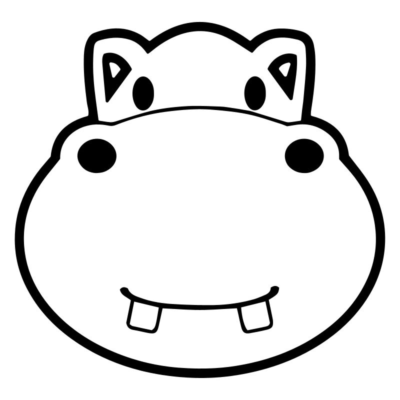 Nilpferd Logo Kinder