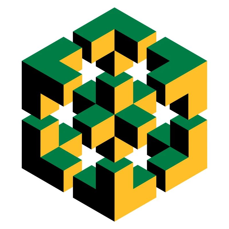 Figure impossible imagination géométrie cube Escher