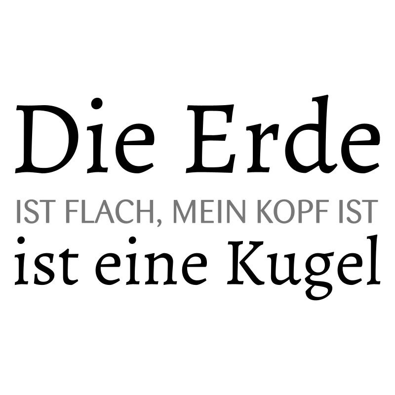 Die Erde ist flach