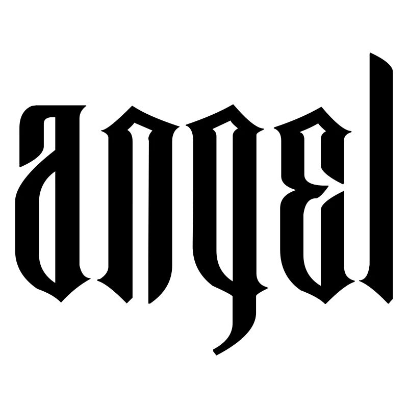 angel modern type