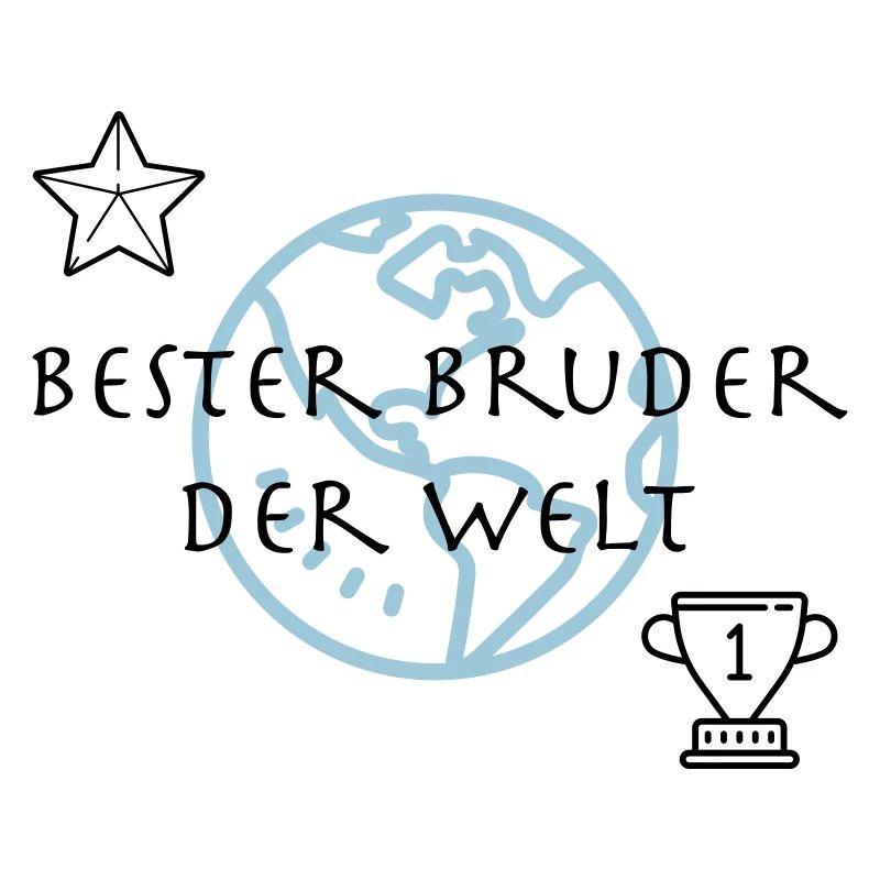 Bester Bruder Der Welt Geschenkidee